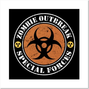 Zombie Outbreak Special Forces Posters and Art